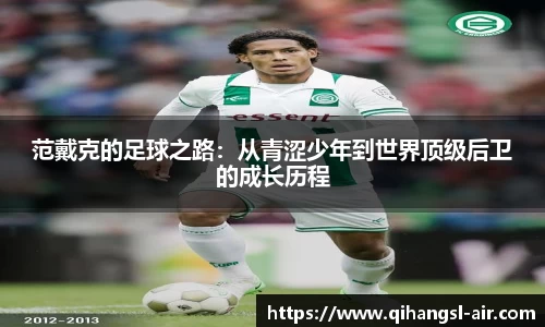 范戴克的足球之路：从青涩少年到世界顶级后卫的成长历程